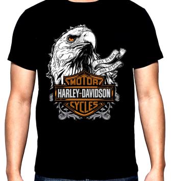 Harley Davidson, 8, Харлей Дейвидсън, рокерска мъжка тениска, 100% памук, S до 5XL